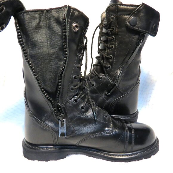 Rocky Men's Zipper Paraboot Jump Boot Duty Boot Size 7W - Picture 6 of 8